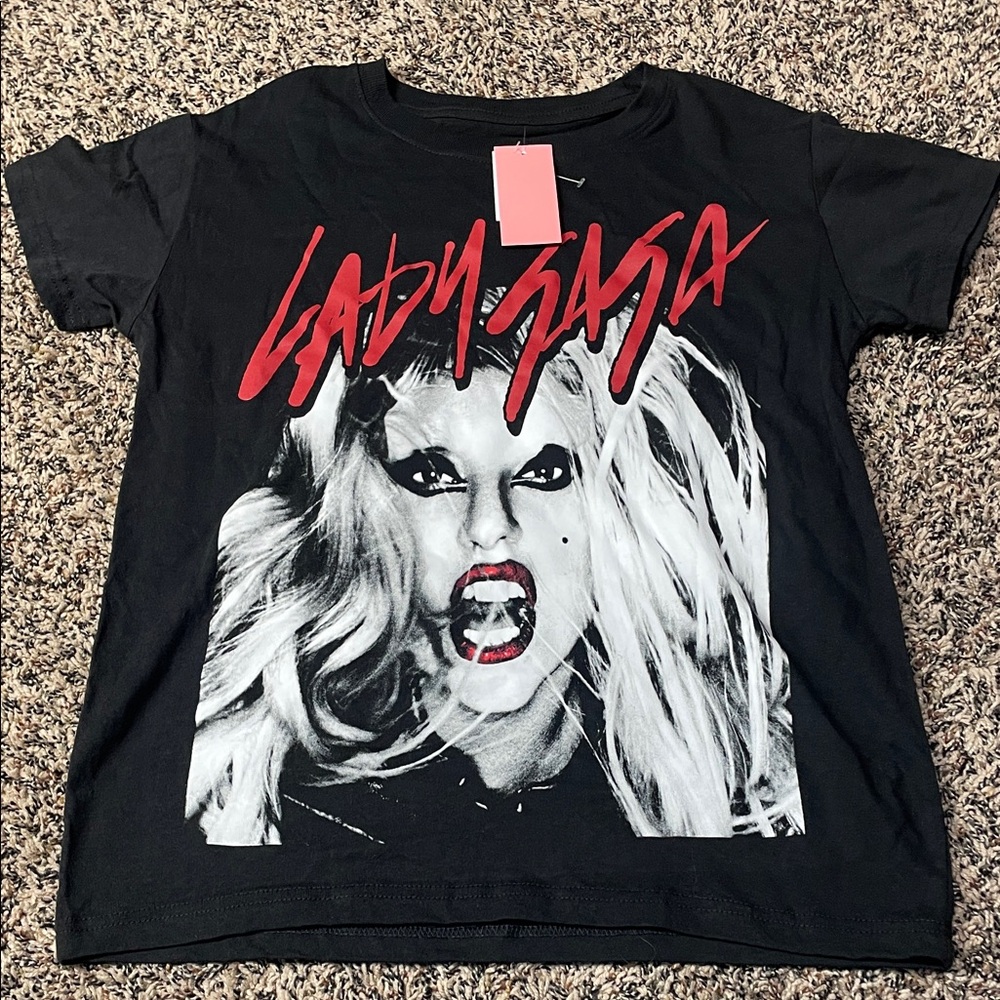 Lady Gaga Official Graphic Woman’s Short Sleeve Tee Shirt XS | NWT